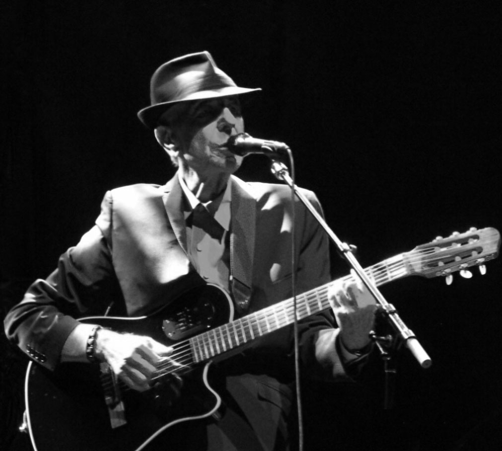 Image result for Leonard Cohen onstage
